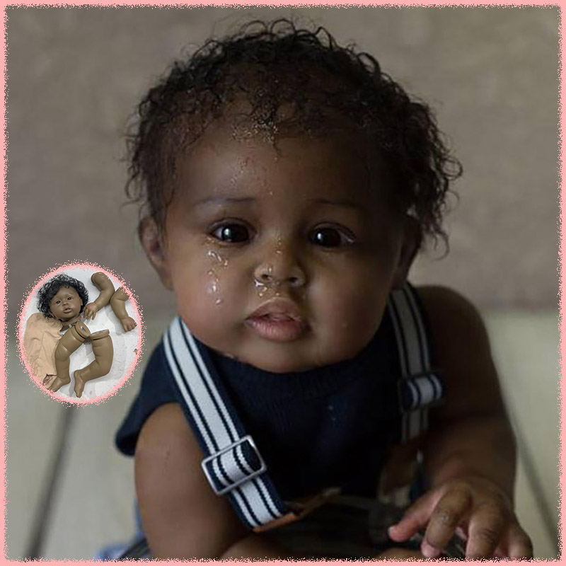 Baby Products Hair - 19 inç Koyu Tenli Gannett Yeniden