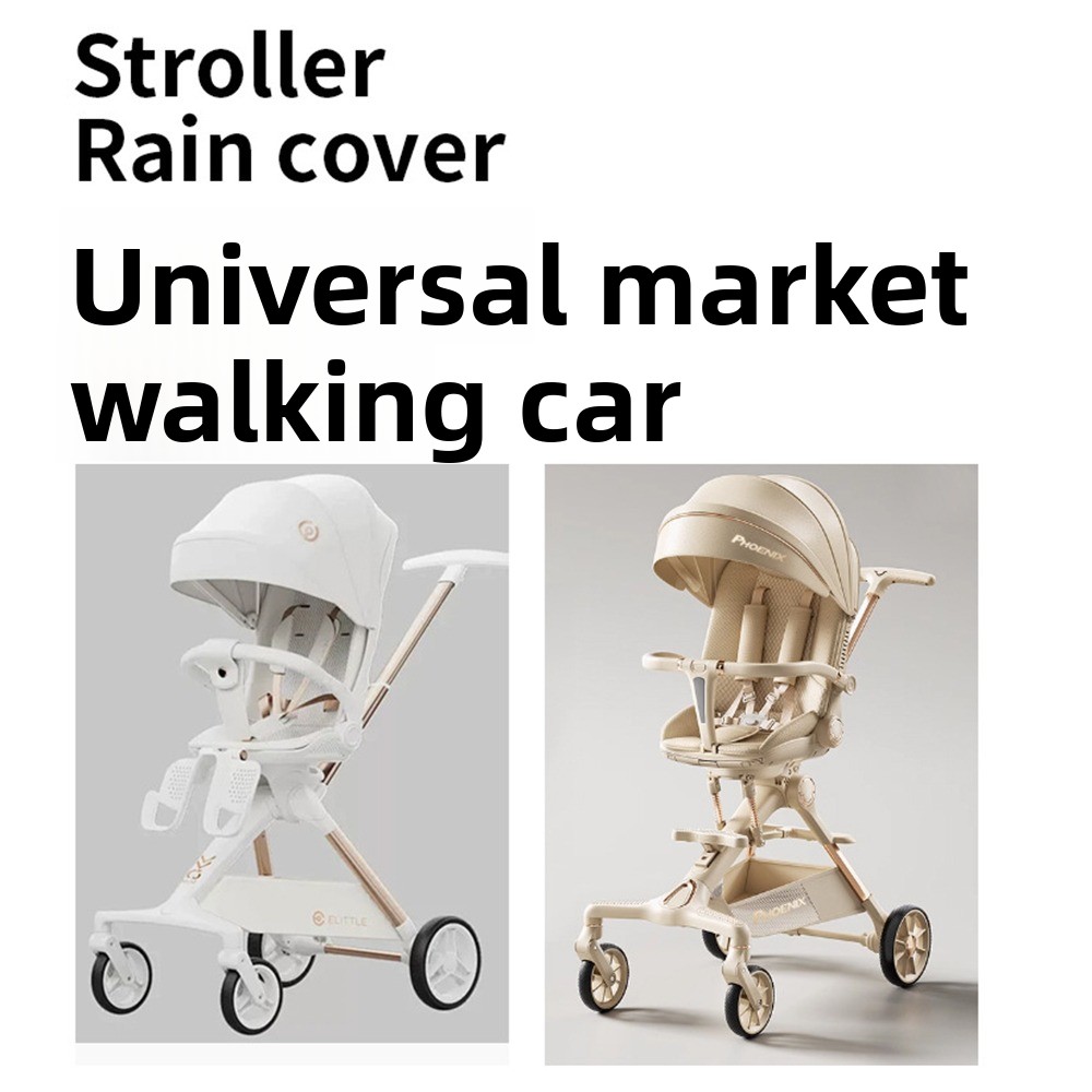 Stroller Rain Cover - Şeffaf Bebek Arabası Yağmur Geçirmez Kapak
