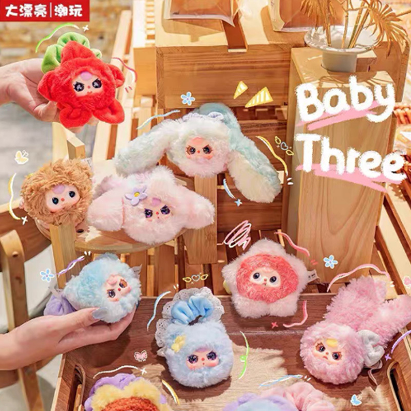 Baby Products Hair - Bebek Üç Çiçekli Saç Tokası Serisi
