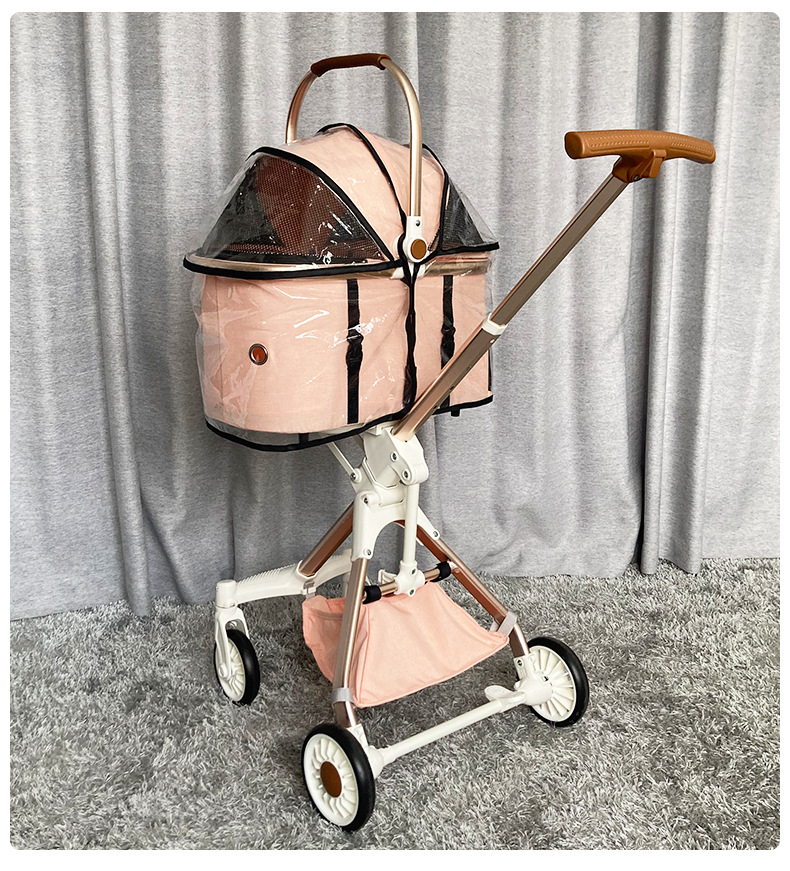Stroller Rain Cover - Evcil Hayvan Arabası Yağmurluğu, Şeffaf Eva
