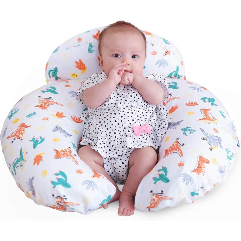 Nursing Pillow Breastfeeding - Hayvan Desenli Kılıflı Emzirme Yastığı -