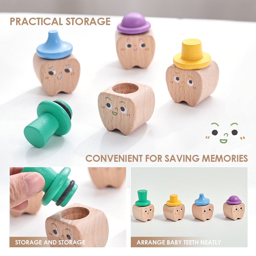 4 adet Set Bebek Diş Ahşap Kut - Baby Products Gift Set incelemesi ve fiyatı