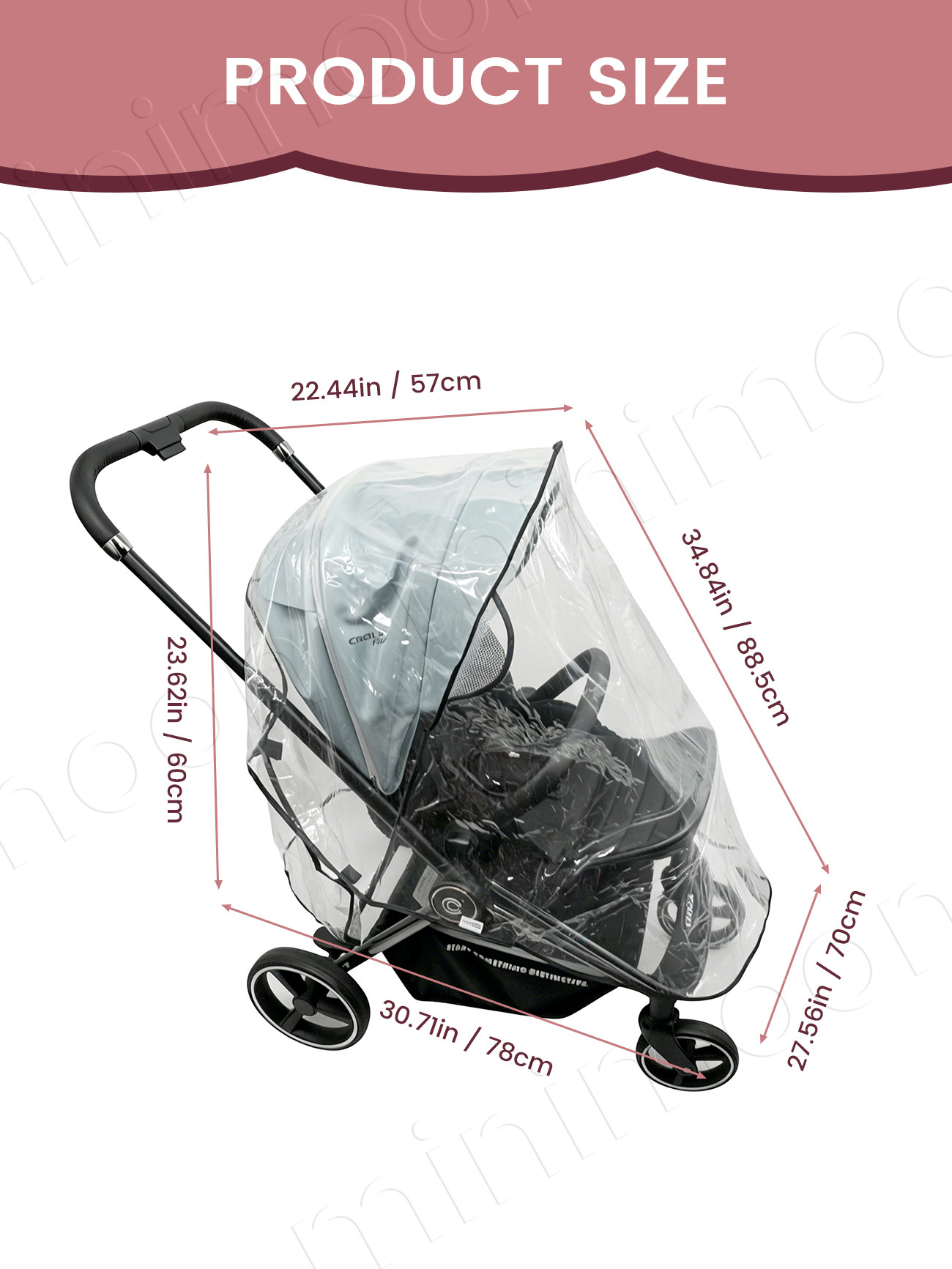 Evrensel Su Geçirmez Bebek Ara - Stroller Rain Cover incelemesi ve fiyatı