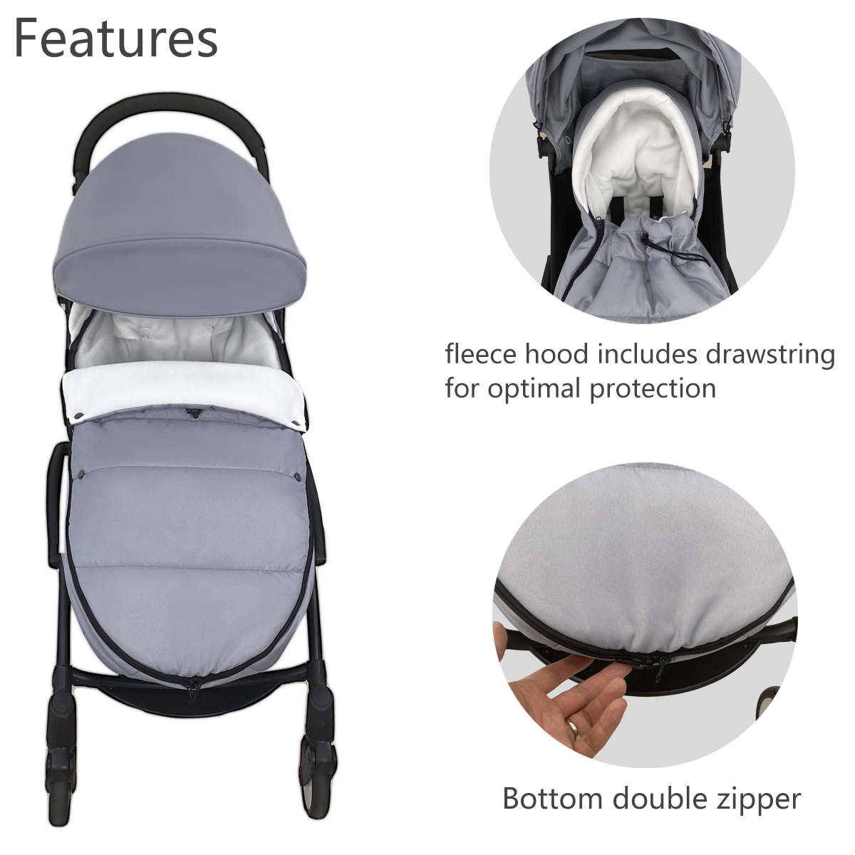 Evrensel 6-36M kış bebek araba - Stroller Rain Cover incelemesi ve fiyatı