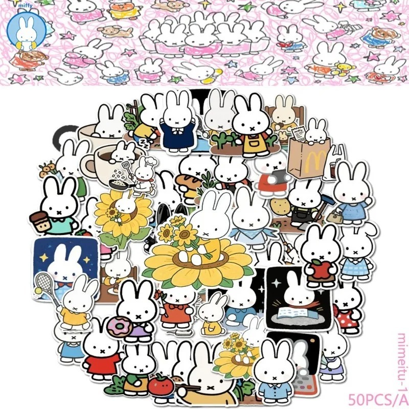 Kawaii Miffy Sevimli Karikatür - Baby Products Poster incelemesi ve fiyatı