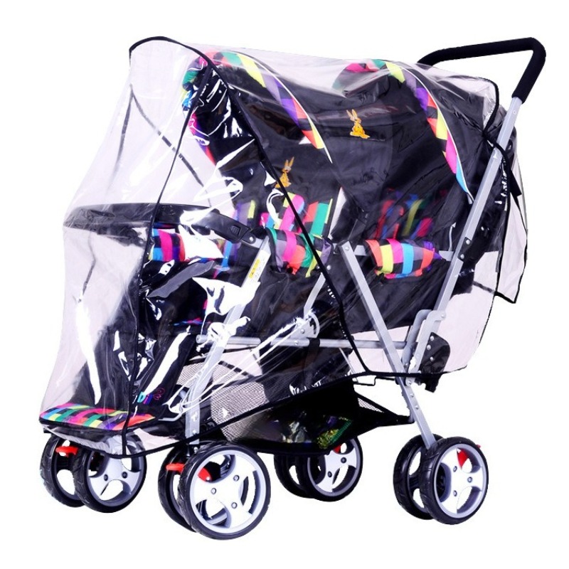 Çift Koltuklu İkiz Bebek Araba - Stroller Rain Cover incelemesi ve fiyatı