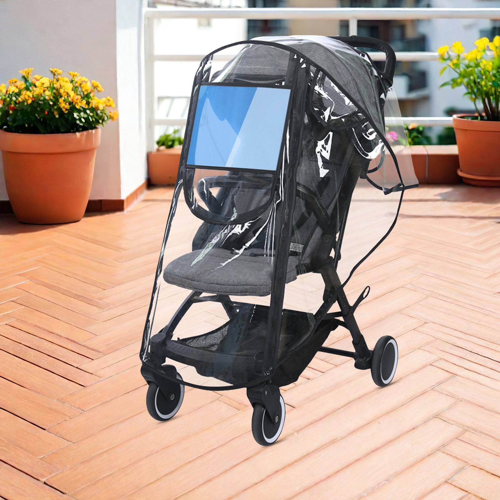 Şeffaf Su Geçirmez Bebek Araba - Stroller Rain Cover incelemesi ve fiyatı